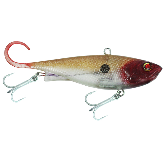 95mm Zerek Fish Trap Soft Vibe Lipless Crankbait Lure - Bronzed Cherry