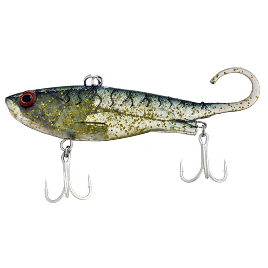 95mm Zerek Fish Trap Soft Vibe Lipless Crankbait Lure - Dark Ale
