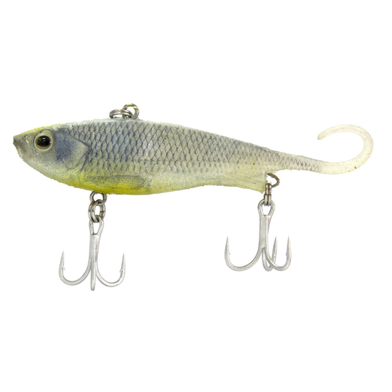 95mm Zerek Fish Trap Soft Vibe Lipless Crankbait Lure - Silver Herring