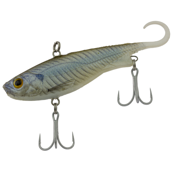 95mm Zerek Fish Trap Soft Vibe Lipless Crankbait Lure - Silver Whiting