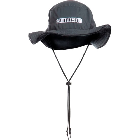 Shimano Point Plugger Dark Shadow Fishing Hat with Draw String