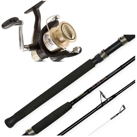 6'6 Shimano Eclipse Lumo 2-4kg Fishing Rod And Reel Combo -2 Pce Spin Combo