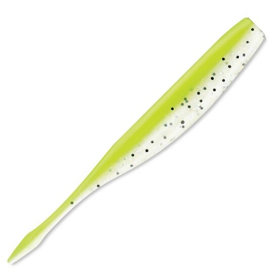 7 Pack of 5 Inch Storm 360 GT Manta Tail Soft Plastic Lures -Chart/Pearl Pepper