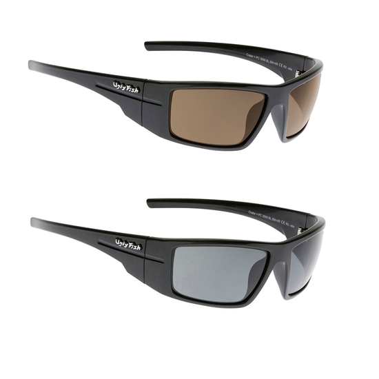 Ugly Fish Crater PC3095 Polycarbonate Polarised Sunglasses-Adult Fishing Sunnies