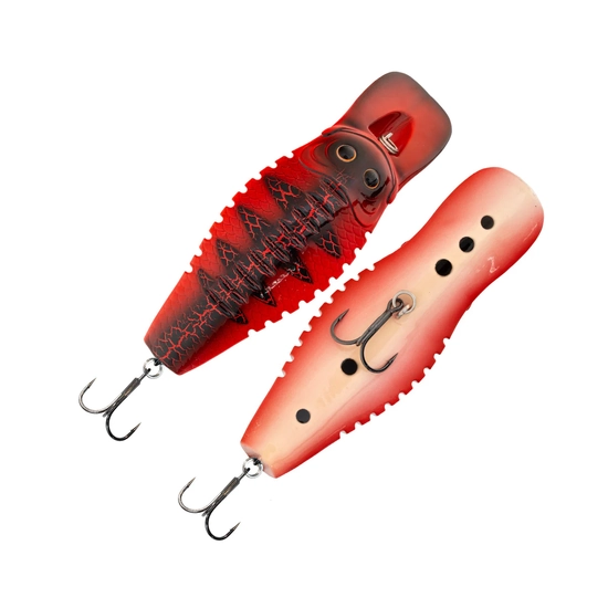 Chasebaits Lures 120mm Cod Sniper Freshwater Hard Body Lure - Red Devil