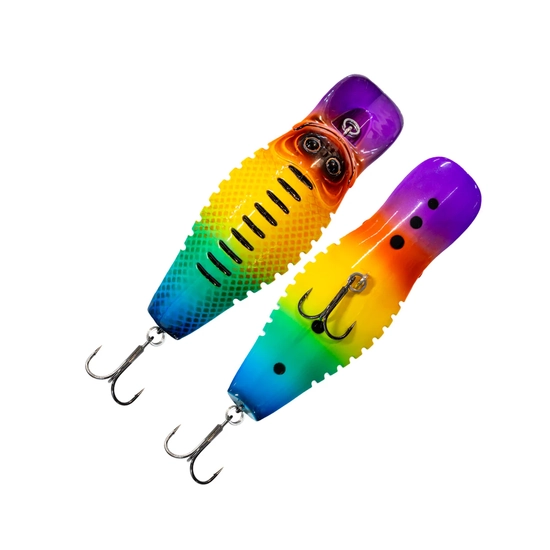 Chasebaits Lures 120mm Cod Sniper Freshwater Hard Body Lure - Rainbow