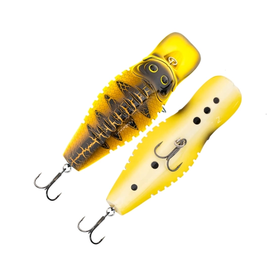 Chasebaits Lures 140mm Cod Sniper Freshwater Hard Body Lure - Mustard