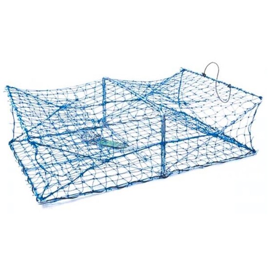 Seahorse Heavy Duty Galvanised Rectangular Crab Trap - 2 Entry Crab Pot