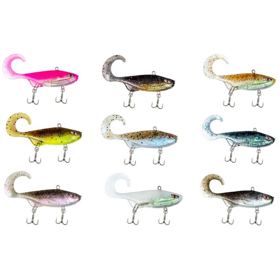 85mm Chasebaits Curly Vibe 2.0 Heavy (23g) Soft Vibe Fishing Lure
