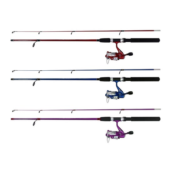 Wilson 5'6 Hassle Free 2 Pce Fishing Rod and Reel Combo Spooled with Line