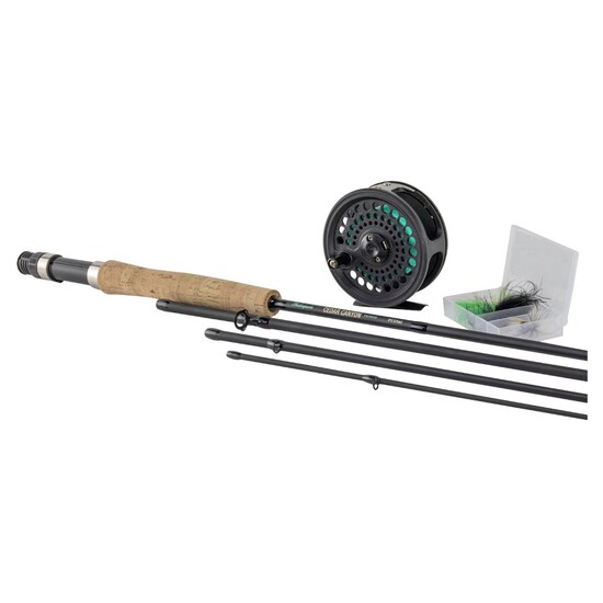 9ft Shakespeare Cedar Canyon 4 Pce Premier Fly Fishing Combo/Kit