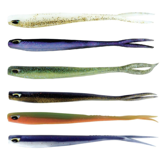 4 Pack of Chasebait 7 Inch Fork Bait Soft Plastic Fishing Lures