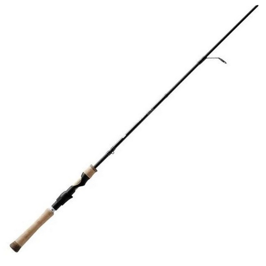 6'6 13 Defy Silver 4-8lb Graphite Spinning Rod - 2 Piece Spin Rod