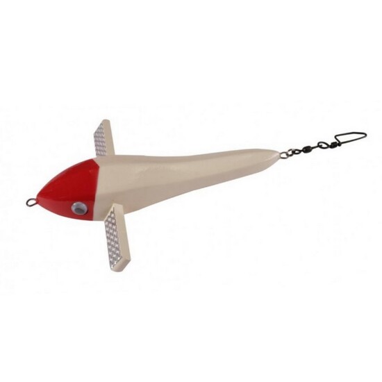 10 Inch Williamson Exciter Bird Big Game Teaser Lure - Red and White