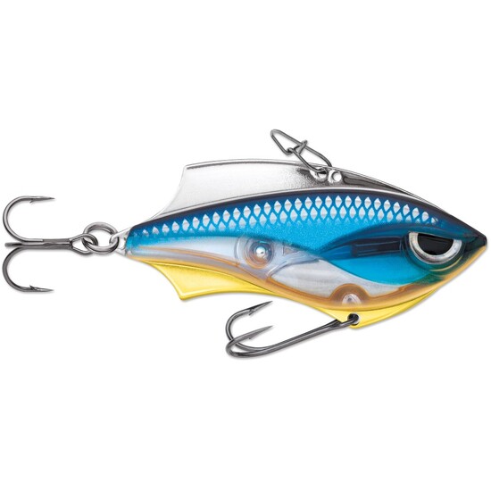 6cm Rapala Rap-V Blade Sinking Vibe Fishing Lure - Blue Ghost