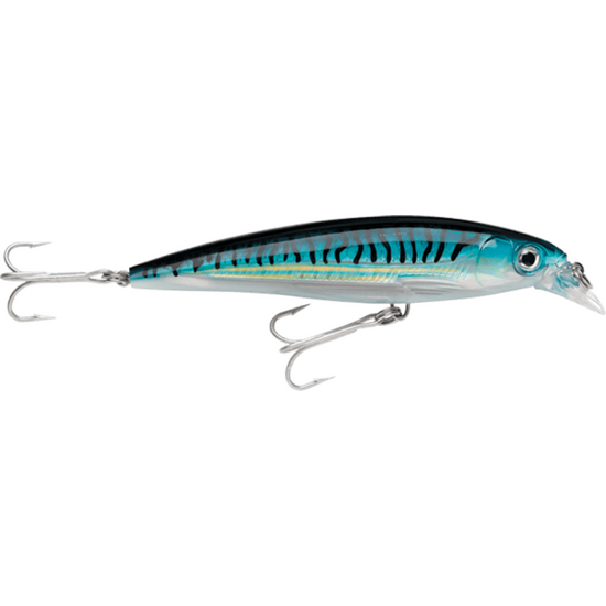 10cm Saltwater X-Rap Jerkbait Fishing Lure - Silver Blue Mackerel