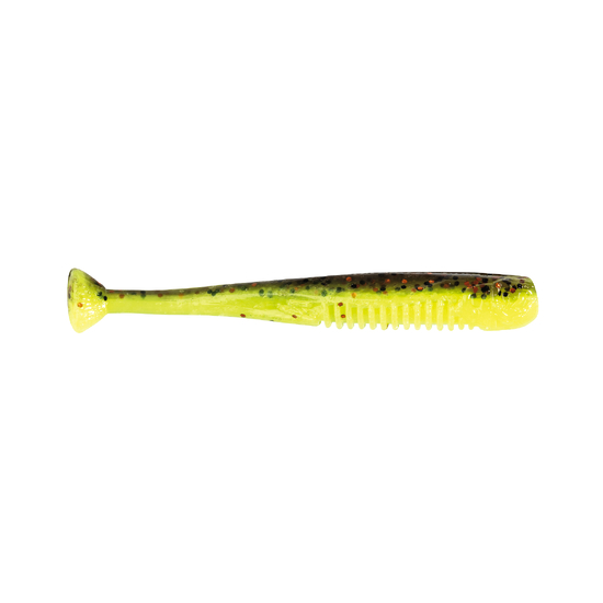 6 Pack of 2.75 Inch Zman Drop Kickerz Soft Plastic Lures - Coppertreuse