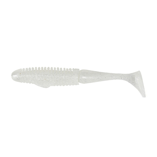 5 Pack of 5 Inch Duo Realis BooStar Wake Soft Plastic Swimbait Lures-White Pearl