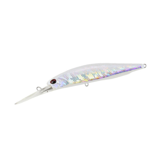 Duo 100mm Realis Jerkbait 100DR Diving Hard Body Lure - Ivory Halo