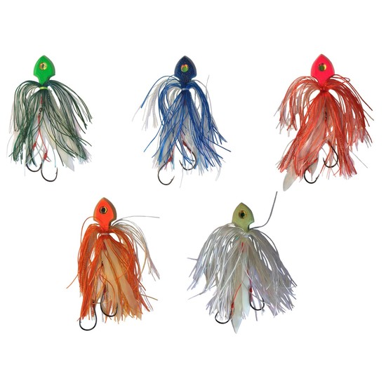 100gm Surecatch Diamond Ball Deepwater Jig with Assist Hooks - Fast Sinking Jig