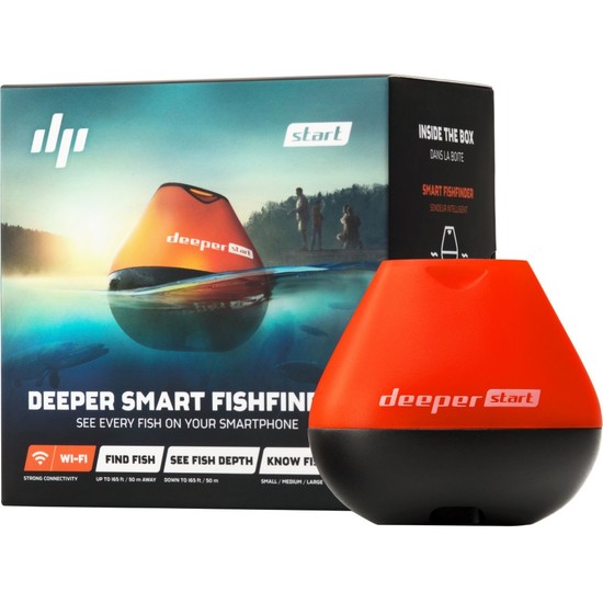 Deeper Start Smart Fishfinder - Castable Wi-Fi Fishfinder