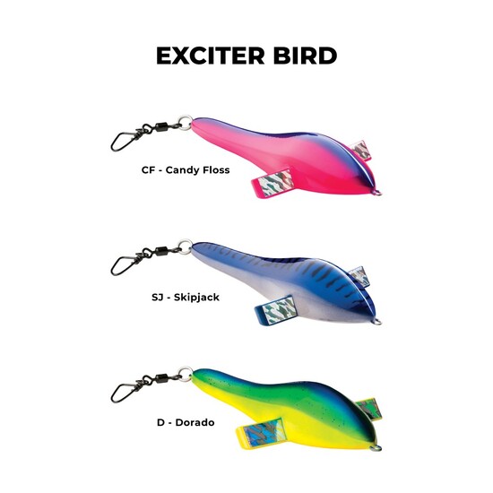 10 Inch Williamson Exciter Bird Big Game Teaser Lure