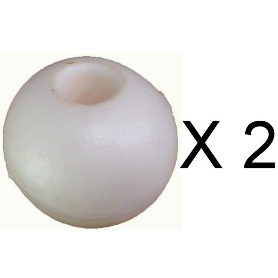 2 x 4 Inch Foam Floats - 100mm Polystyrene Crab Pot Floats - Twin Pack