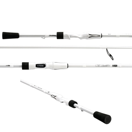 6'6 13 Fishing Fate V3 3-8lb Spin Rod - 2 Piece 36T Graphite Fishing Rod