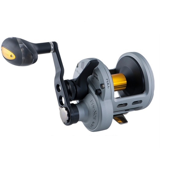 Fin-Nor Lethal 2 Speed Overhead Fishing Reel with Lever Drag-6 Stainless Bearings