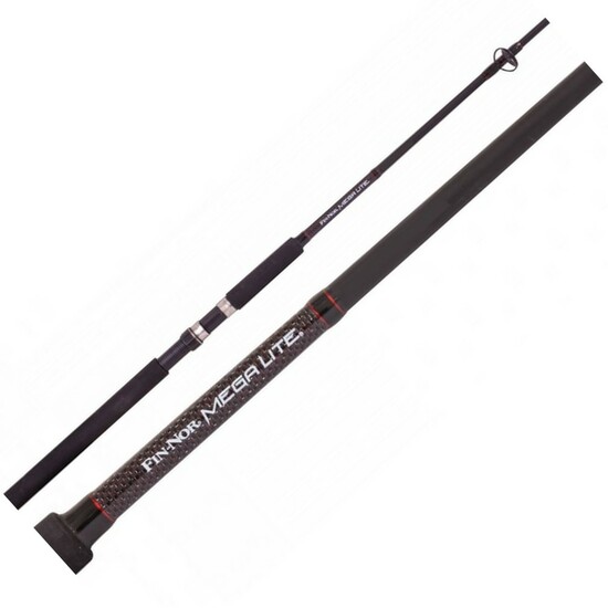 Fin-Nor Mega Lite Spinning Fishing Rod - 2 Piece Graphite Composite Spin Rod