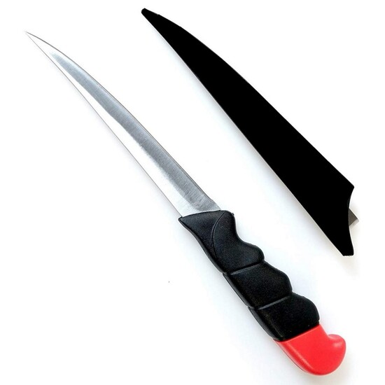 5 Inch Floating Fillet Knife With Sheath - Stainless Steel Blade