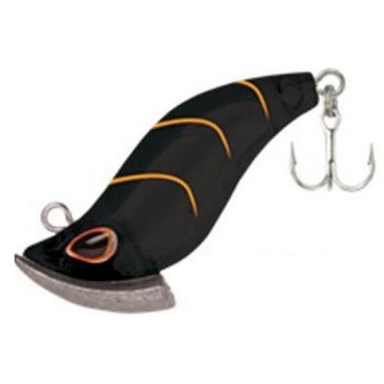 3cm Storm Gomoku Bottom/Stiletto Hard Body Fishing Lure - Black Tiger Prawn
