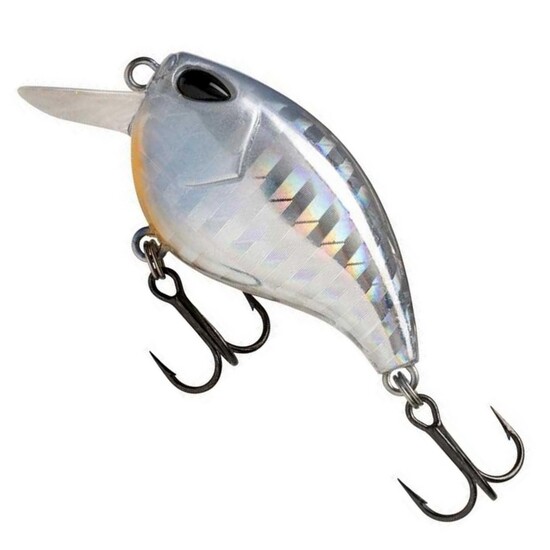 38mm Gomoku Shallow Crank Floating Hard Body Fishing Lure - Metallic Blue Prawn