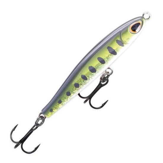 45mm Storm Gomoku Flutter Slim Hard Body Fishing Lure - Green Muddler