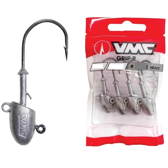 VMC Grip-R Heavy Jigheads with Solid Lead Wire Keeper