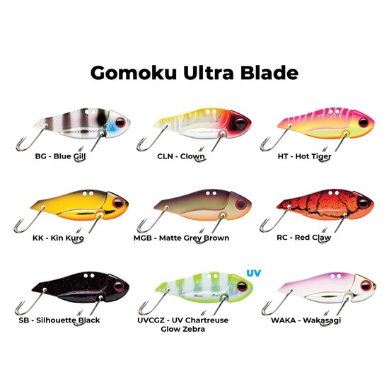 5gm Storm Gomoku Ultra Blade Lure - Rigged with Premium VMC Double Hooks