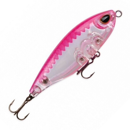 45mm Storm Gomoku Pencil Topwater Hard Body Fishing Lure - Clear Pink