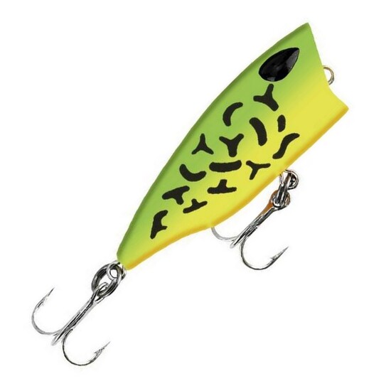 4cm Gomoku Popper Fishing Lure - 3gm Floating Popping Lure - Firetiger