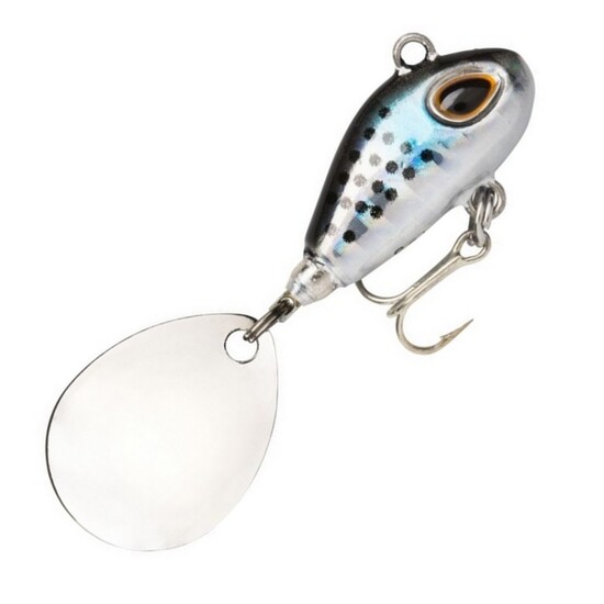 4.5cm/6gm Storm Gomoku Spin Vibration Lure with Flashing Tail Blade - Inakko