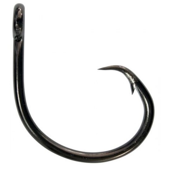 Size 13/0 Mustad 39960BL Demon Circle Hook - Qty: 5 Hooks