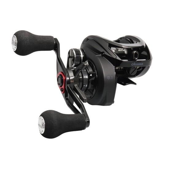Okuma Hakai High Speed Low Profile Baitcaster Reel with 7 Bearings - Left Handed