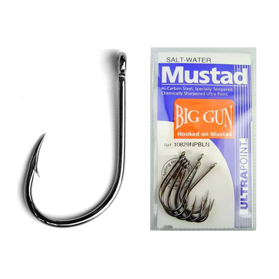 Mustad O'Shaughnessy Large Ring, Forged - Duratin 12/0
