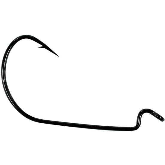 1 Packet of Mustad 37177BLN Mega Bite Worm Hooks - Unweighted Weedless Hooks