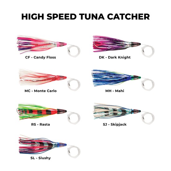 200mm Williamson Rigged High Speed Tuna Catcher Skirted Lure