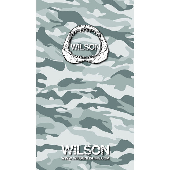 Wilson Grey Camo Uv Multifunctional Head Scarf - 100% Polyester Microfibre