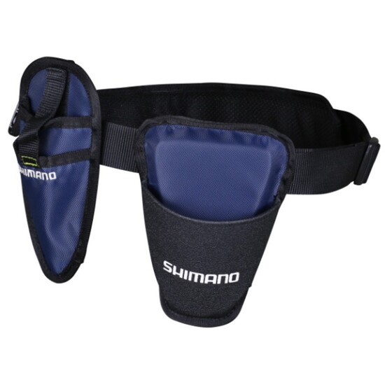 Shimano Light Utility Padded Jigging Belt With Rod Bucket and Plier/Tool Holder