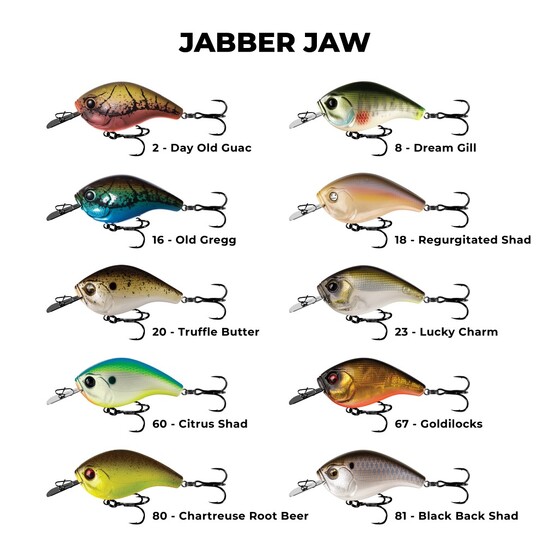 13 Fishing 60mm Jabber Jaw Crankbait Fishing Lure