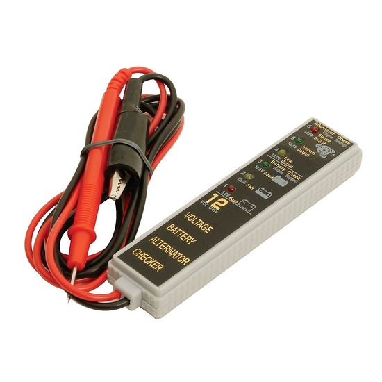 Jarvis Walker 12 Volt Battery Meter with LED Display with Alternator Checker