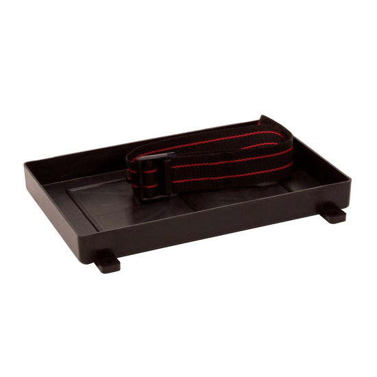 Jarvis Walker Marine 24M Style Strap Down Marine Battery Tray with Mount Straps