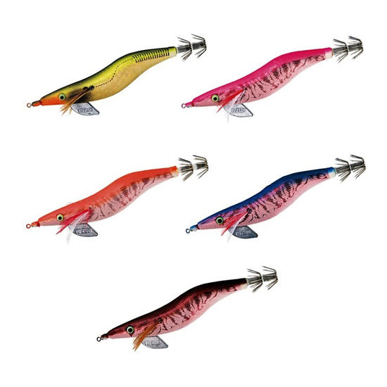 105mm Yo-Zuri Aurie-Q Ace Sinking Squid Jig Lure - Size 3.5 Cloth Wrap Egi Lure